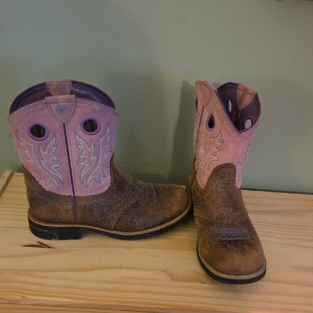 Ariat Purple Western Boots